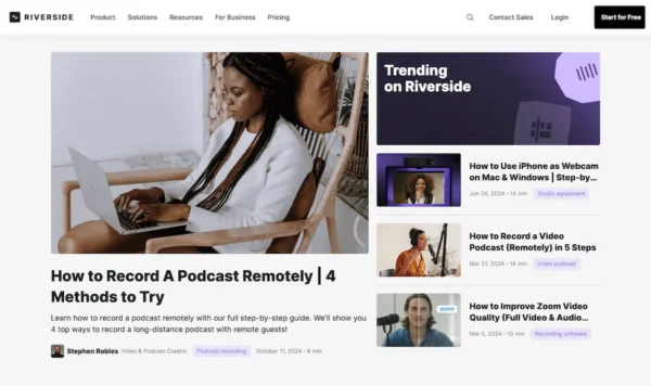 Blog Website Design